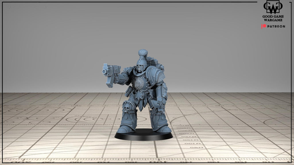 Tonantis Warrior SQ Melee Thunder Warriors SQ Melee Unit by GGW (5 figures supplied) prebuilt