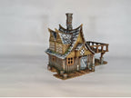 River Masters Hut - 28mm DND/Wargame/RPG Terrain