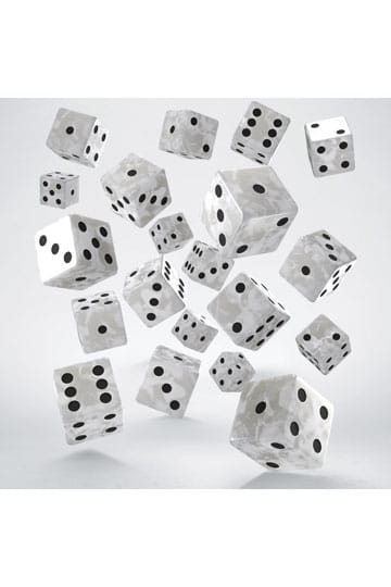 Q Workshop Dice Set Full Pack D6 Pearl (20)