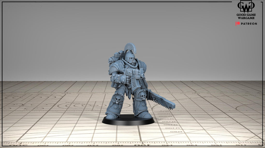 Tonantis Warrior SQ Melee Thunder Warriors SQ Melee Unit by GGW (5 figures supplied) prebuilt