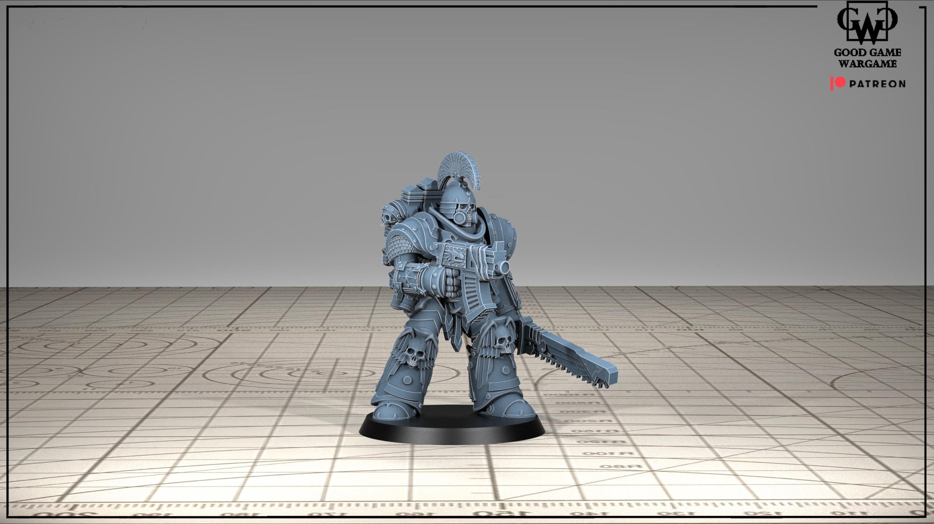 Tonantis Warrior SQ Melee Thunder Warriors SQ Melee Unit by GGW (5 figures supplied) prebuilt