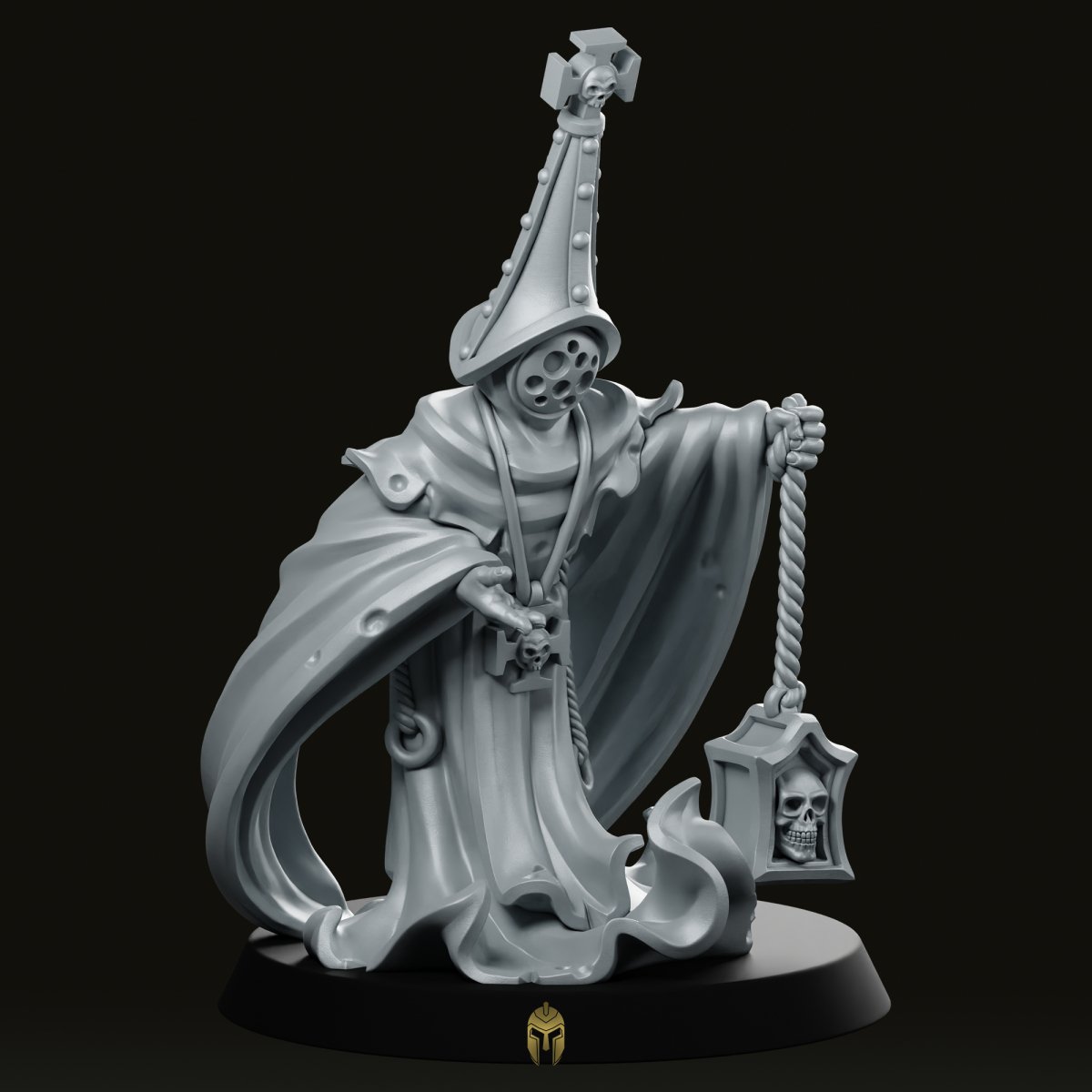 Trench Soldier Dark Priest Fantasy Miniature