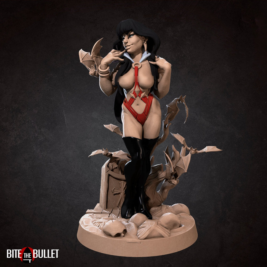 Dawn Pin-Up | Vamps | Fantasy Miniature | Bite the Bullet