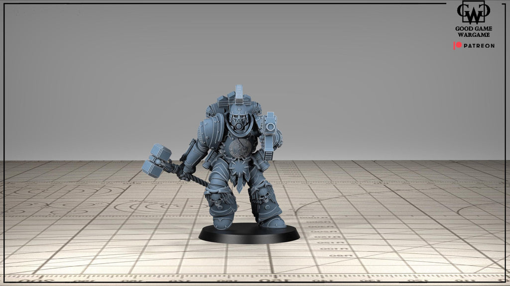 Tonantis Warrior SQ Melee Thunder Warriors SQ Melee Unit by GGW (5 figures supplied) prebuilt