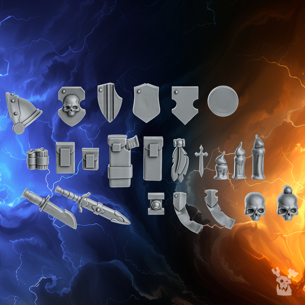 Millennium Wars Decorations Pack | DakkaDakka | Sci-Fi Grimdark Wargaming Miniature 28mm 32mm