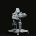 Democracy Trooper Hell Bloodhounder 4 Miniature