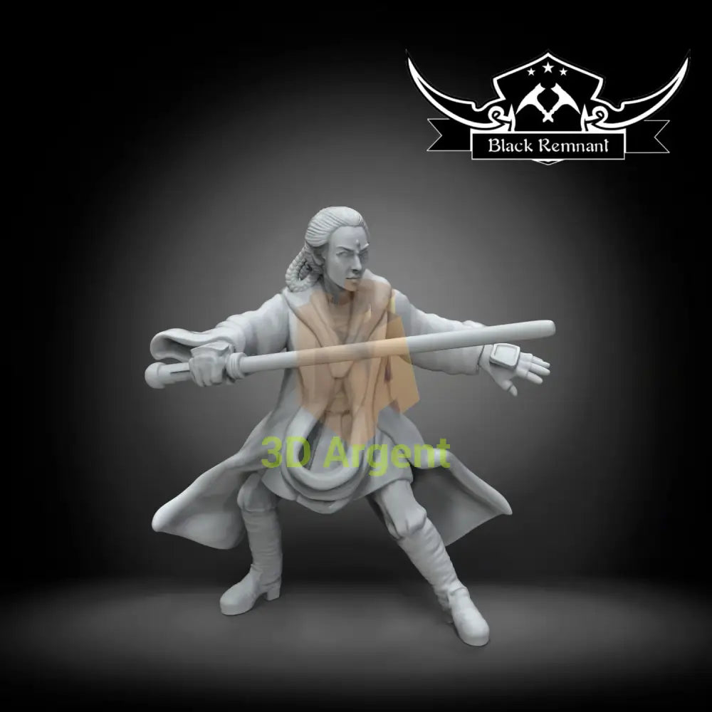 Depa Billaba – Star Wars Legion Scale 3D Printed Resin Miniature
