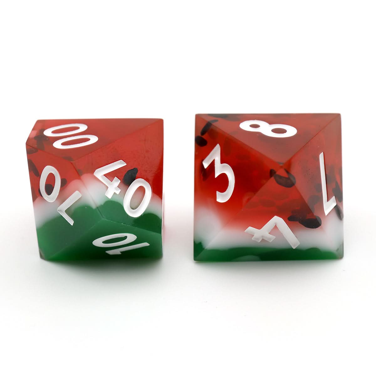 Watermelon Sugar | Sharp Edge Dice | 7 Piece Set