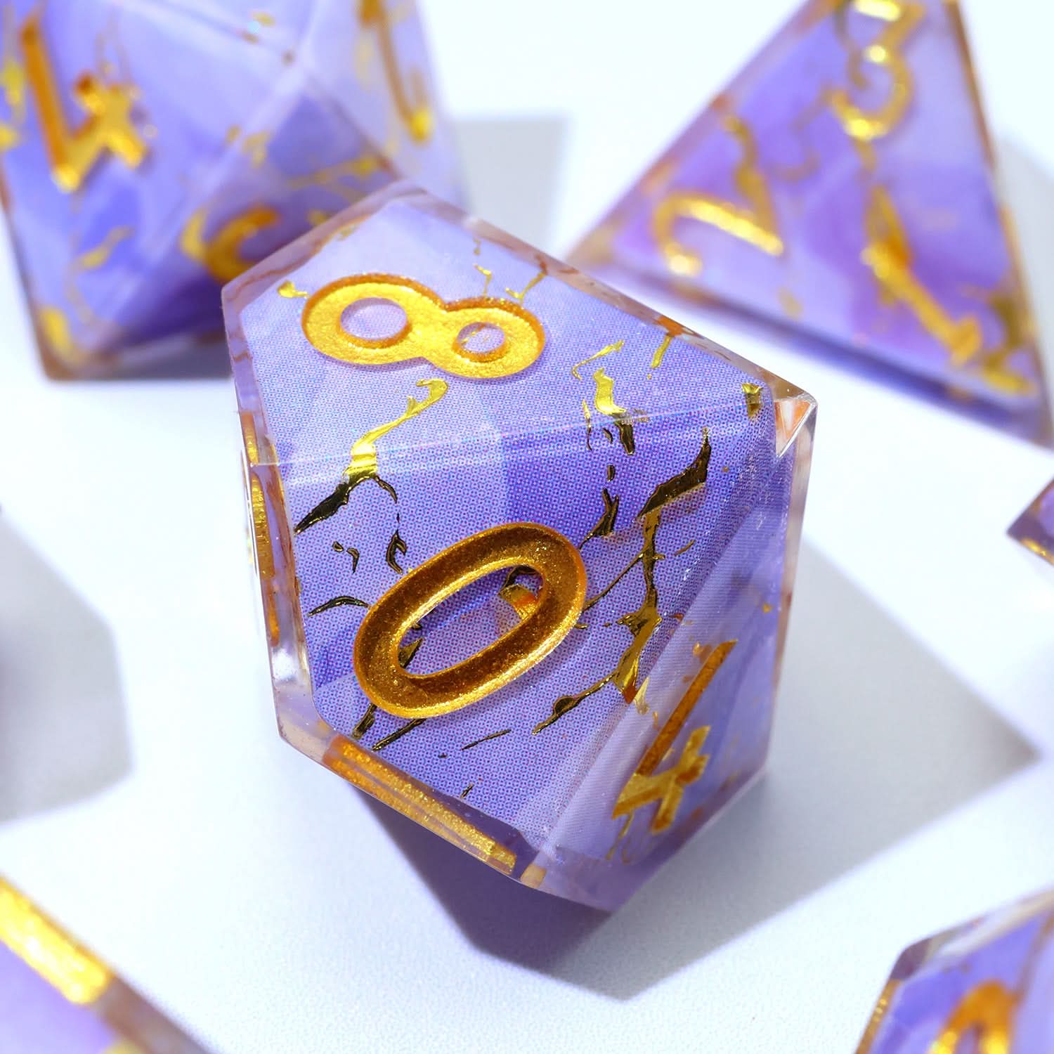 Lunari Whisper | Art Core Dice | 7 Piece Set
