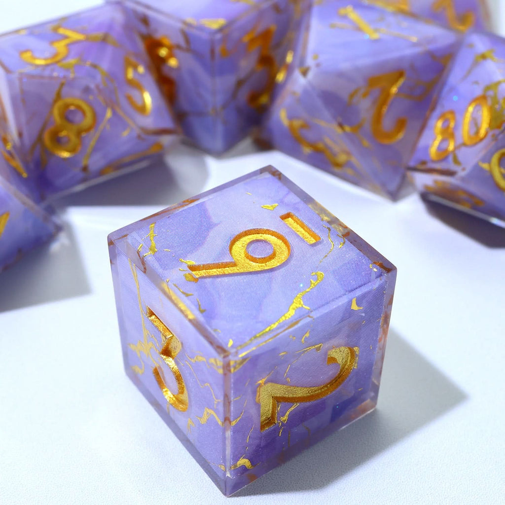 Lunari Whisper | Art Core Dice | 7 Piece Set