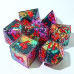 Voltaic Bloom | Art Core Dice | 7 Piece Set