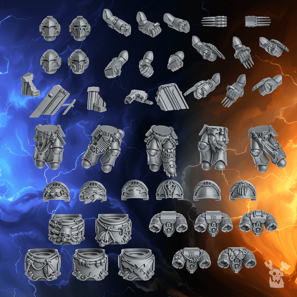 Space Warrior Dismember Jump Squad | DakkaDakka | Sci-Fi Grimdark Wargaming Miniature 28mm 32mm