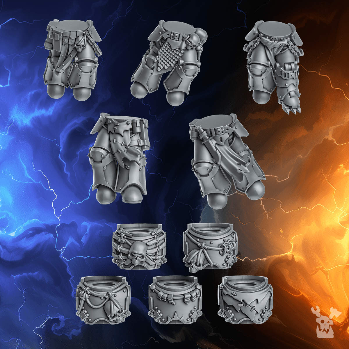 Space Warrior Dismember Jump Squad | DakkaDakka | Sci-Fi Grimdark Wargaming Miniature 28mm 32mm