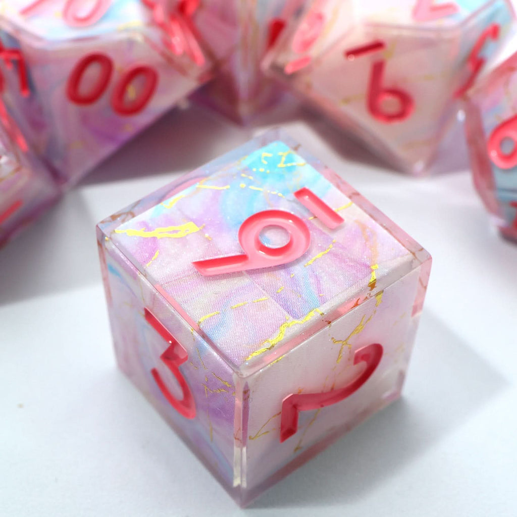 Lunaris Drift | Art Core Dice | 7 Piece Set