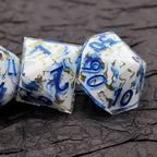 Divine Marble | Art Core Dice | 7 Piece Set