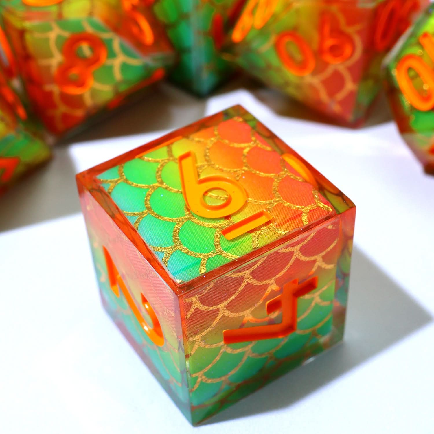 Serpentflare | Art Core Dice | 7 Piece Set