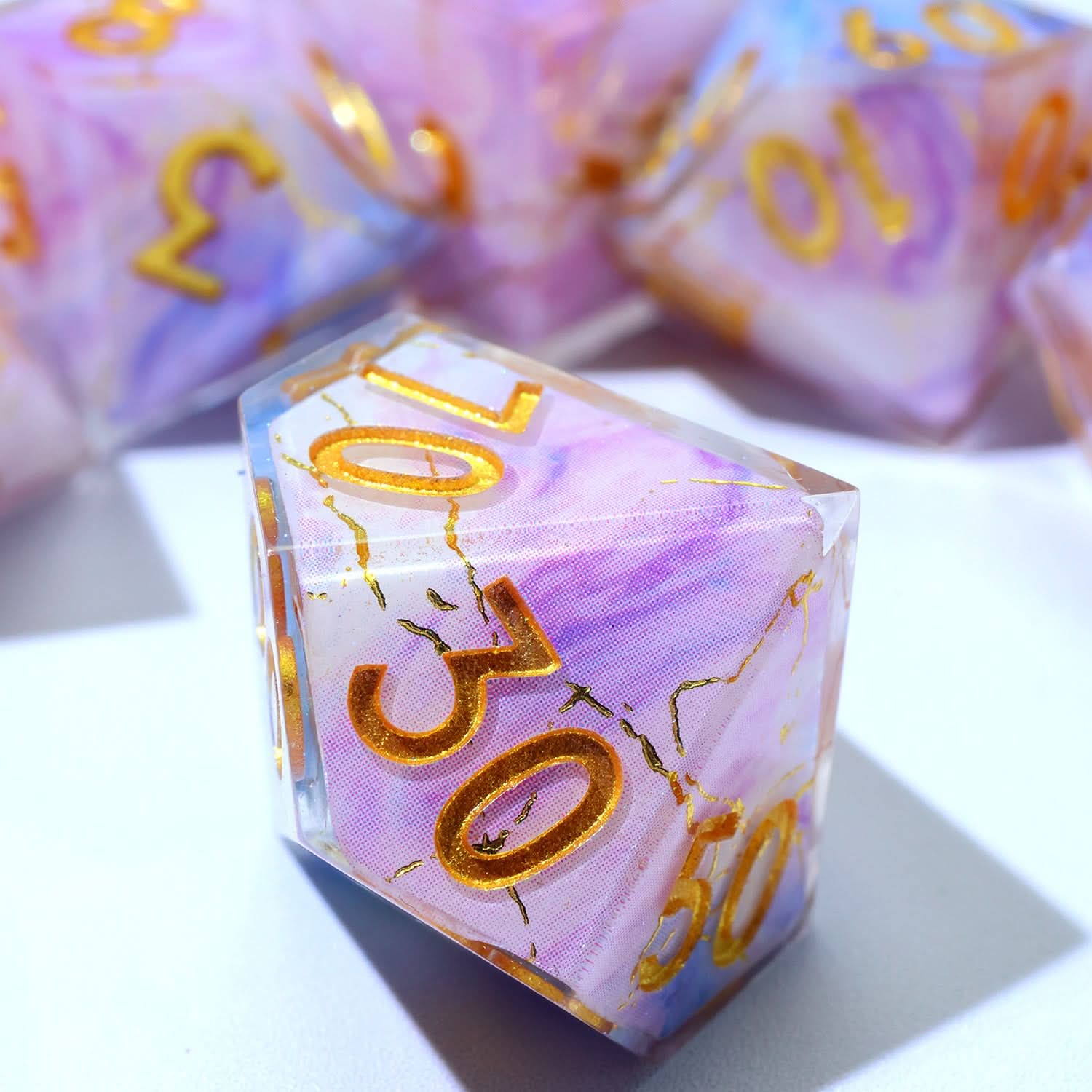 Glimmerveil | Art Core Dice | 7 Piece Set