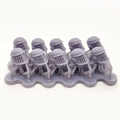 10x Space Warrior Helmets | MKIII Ver A | Sci-Fi Grimdark Custom Bitz Wargaming Miniatures 28mm 32mm