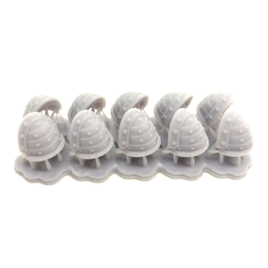 10x Space Warrior Pauldrons | Thunder Wolves | Sci-Fi Grimdark Custom Bitz Wargaming Miniatures 28mm 32mm