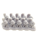10x Space Warrior Helmets | Forwards Plume | Sci-Fi Grimdark Custom Bitz Wargaming Miniatures 28mm 32mm