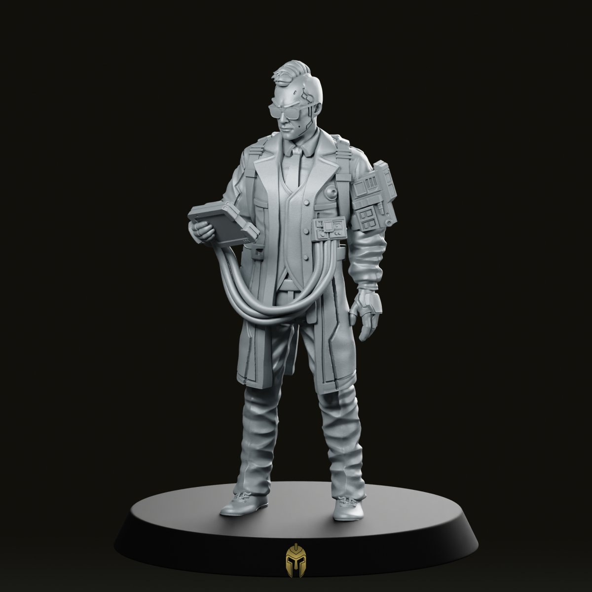 Dr Paxton Volt Tool 2 Technoir Cyberpunk Miniature