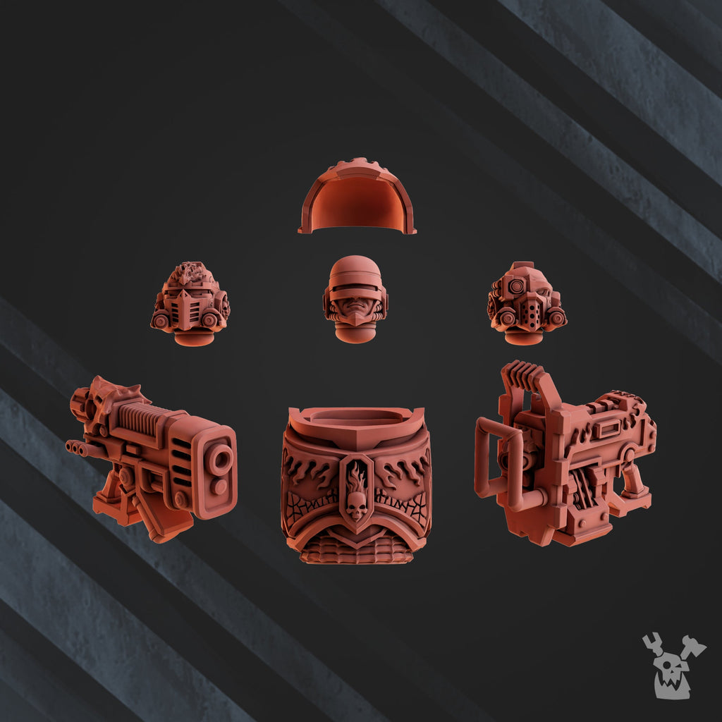 Dragon Armor Jetpack Warriors | Fire Lizards | DakkaDakka