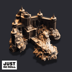 Dragonmaw Keep - 3D Printed Mountain Keep Terrain