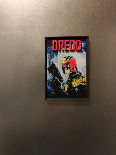 Dredd Movie Fridge Magnet