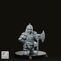 Dwarf Female Fantasy Miniature