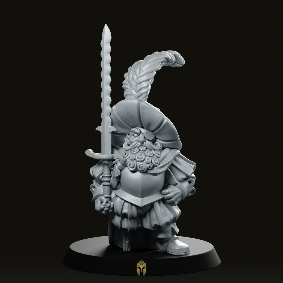 Dwarf Landsknect Fantasy Miniature