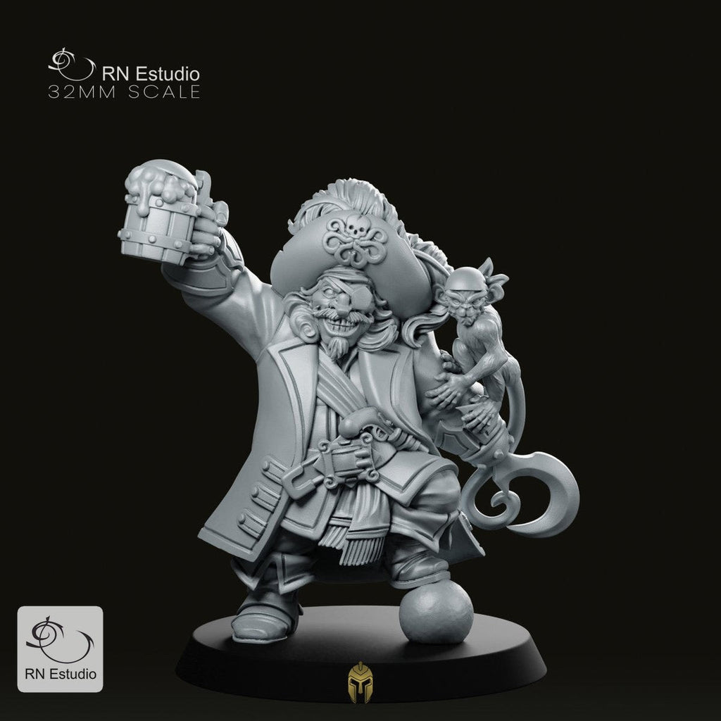 Dwarf Madolff Pirate Miniature