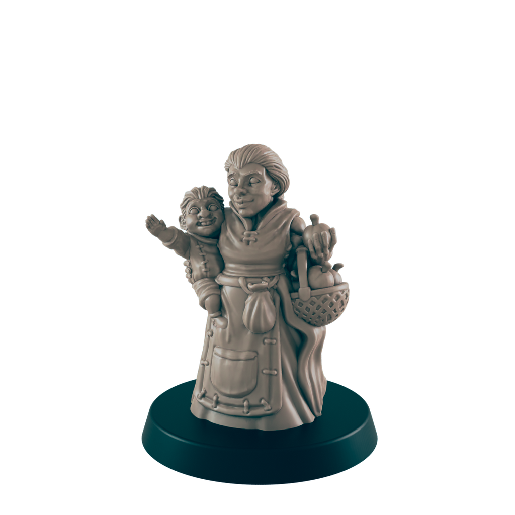 Dwarf Mother and Child