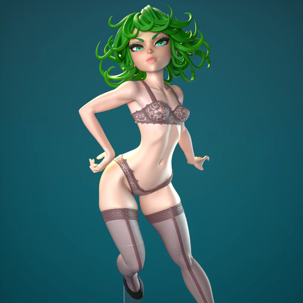 Esper | Pin-Up Statue Fan Art Miniature Unpainted | Dinamuu3D