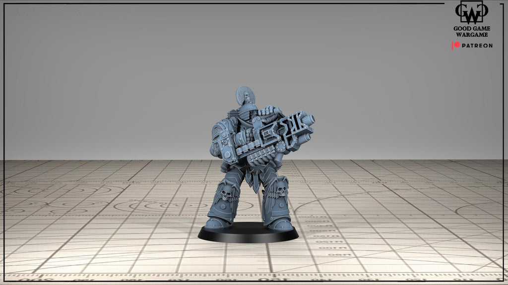 Tonantis Warrior HSQ 2 Thunder Warriors SQ Melee Unit by GGW (5 figures supplied) prebuilt