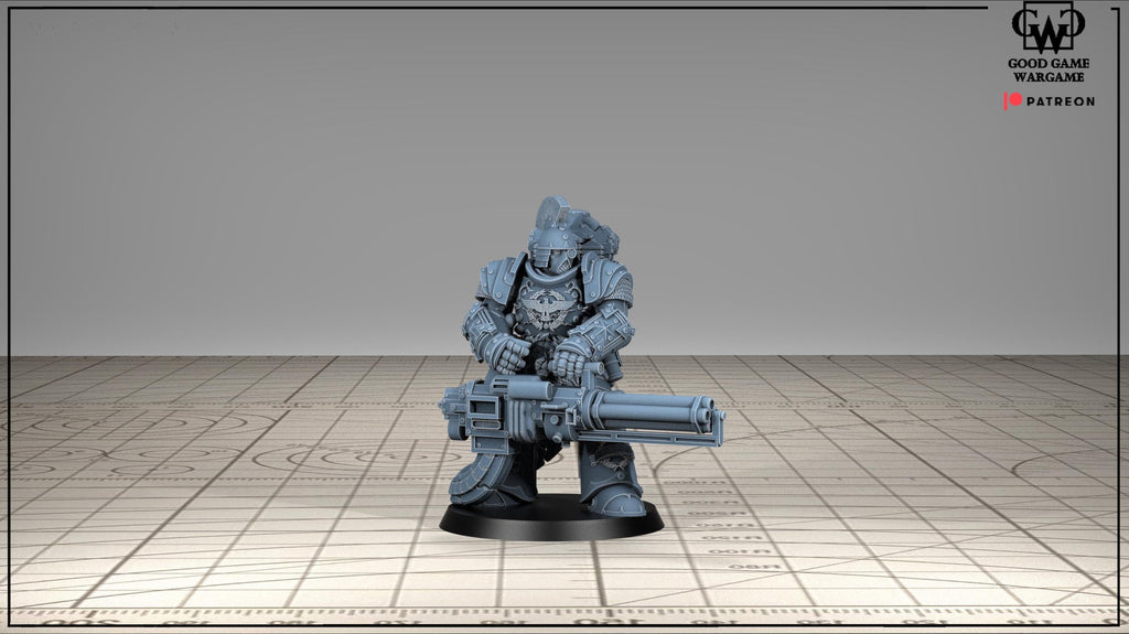 Tonantis Warrior HSQ 2 Thunder Warriors SQ Melee Unit by GGW (5 figures supplied) prebuilt