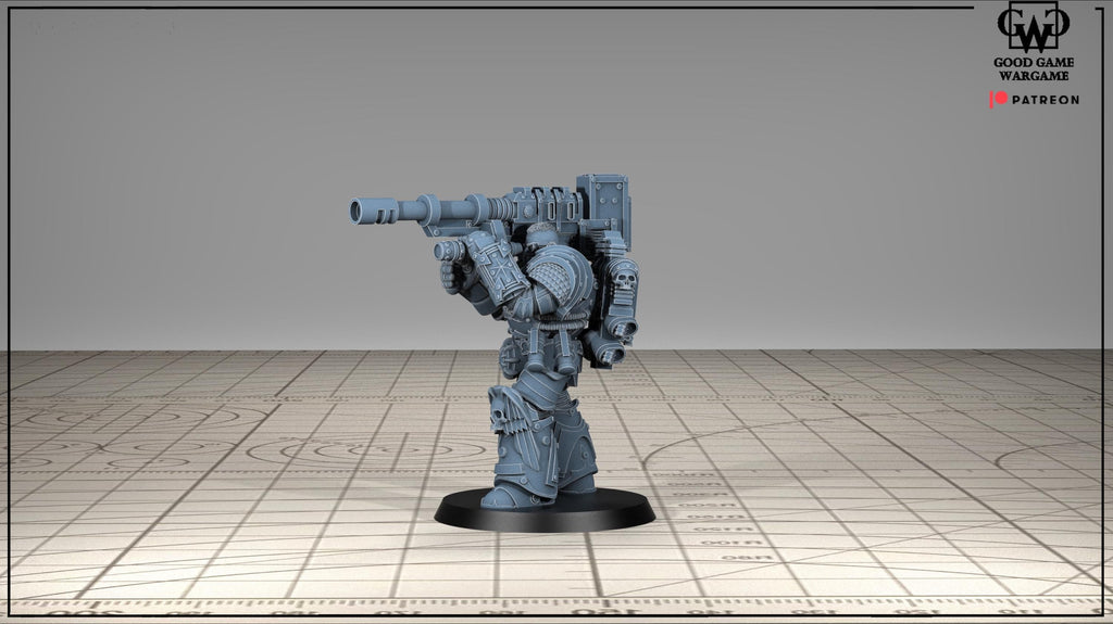 Tonantis Warrior HSQ 1  Thunder Warriors SQ Melee Unit by GGW (5 figures supplied) prebuilt