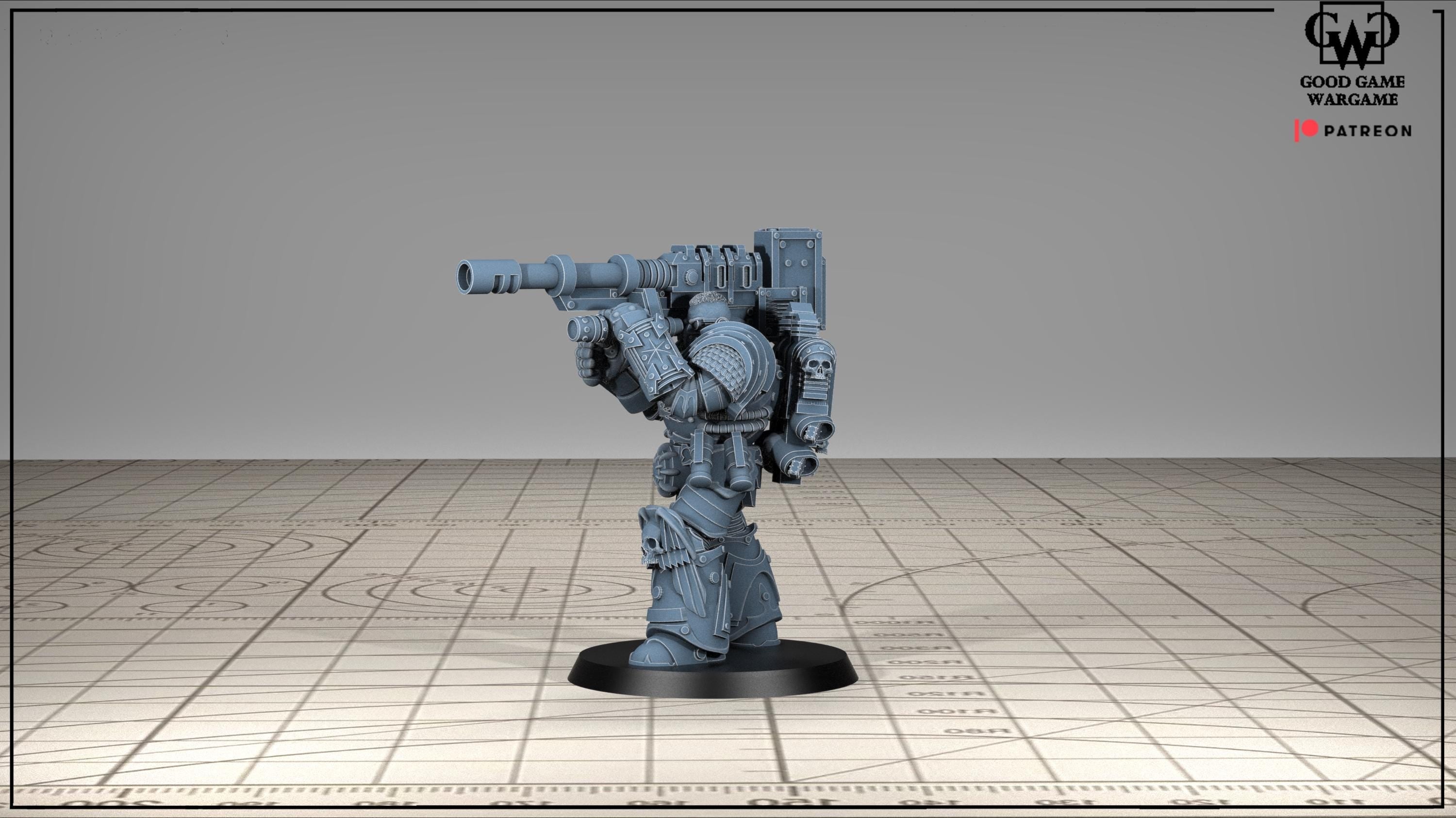 Tonantis Warrior HSQ 1  Thunder Warriors SQ Melee Unit by GGW (5 figures supplied) prebuilt