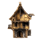Ruined Medieval House F - 28mm DND/Wargame/RPG Terrain