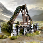 Ruined Medieval House C - 28mm DND/Wargame/RPG Terrain