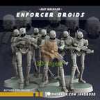 Enforcer Droids - Star Wars Legion compatible 3D Printed Resin Miniatures