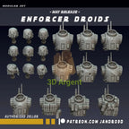 Enforcer Droids - Star Wars Legion compatible 3D Printed Resin Miniatures