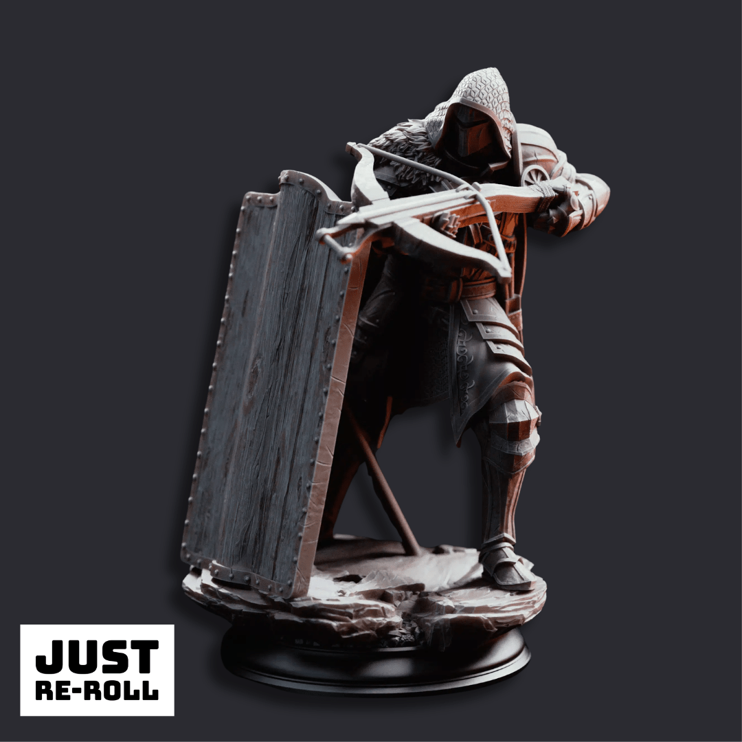 Erik of the Scarlett Road Crossbow Knight - 3D Printed Ranger Miniature