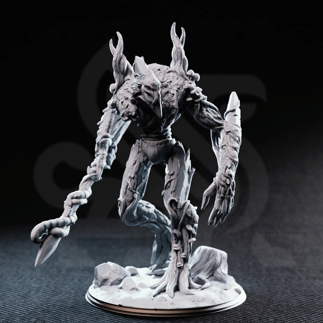 Evarak Treant of Duskweave - 3D Printed Monster Miniature