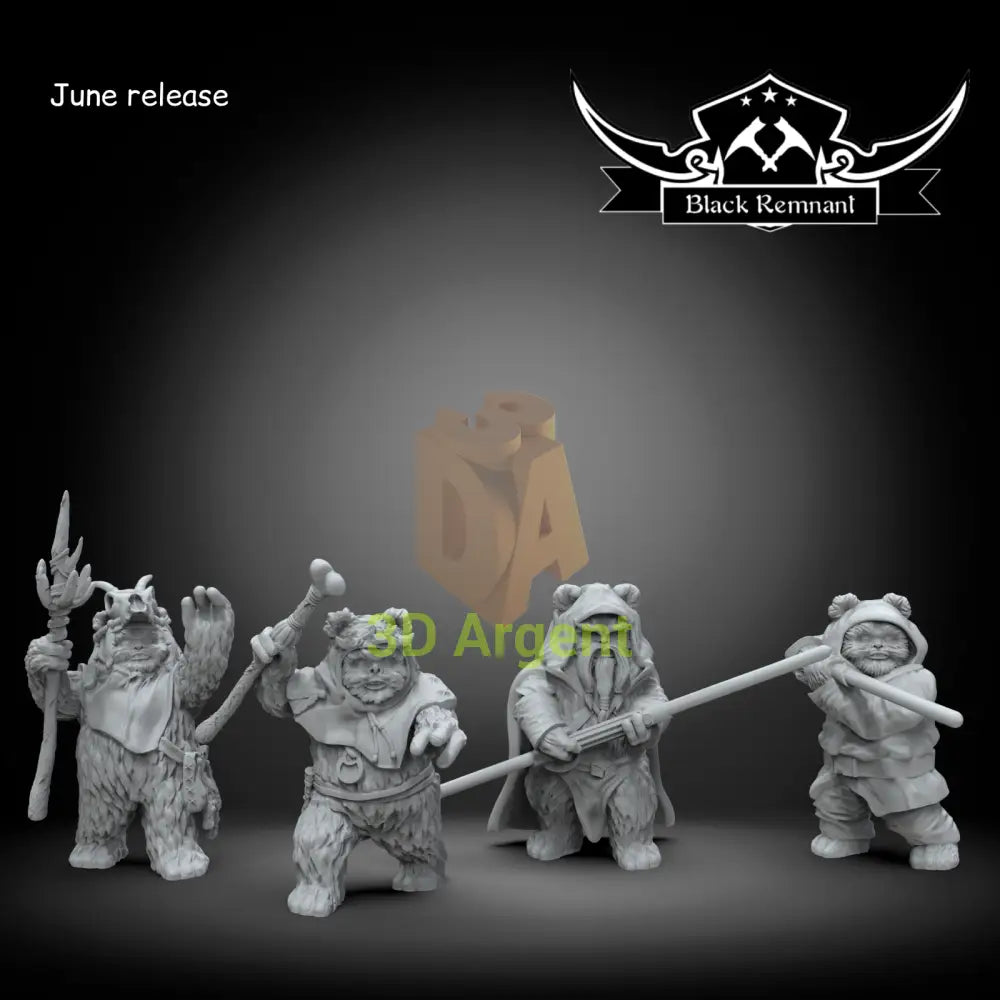 Ewok Heroes - Star Wars Legion compatible 3D Printed Resin Miniatures