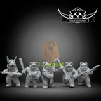 Ewok Warriors- Star Wars Legion compatible 3D Printed Resin Miniatures