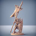Elven Knight F (Helmet) | Sylvan Knights | Fantasy D&D Miniature | Artisan Guild