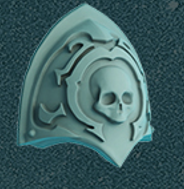 10x Space Warrior Pauldron F | Scylla Legion | DakkaDakka | Sci-Fi Grimdark Custom Bitz Wargaming Miniatures 28mm 32mm