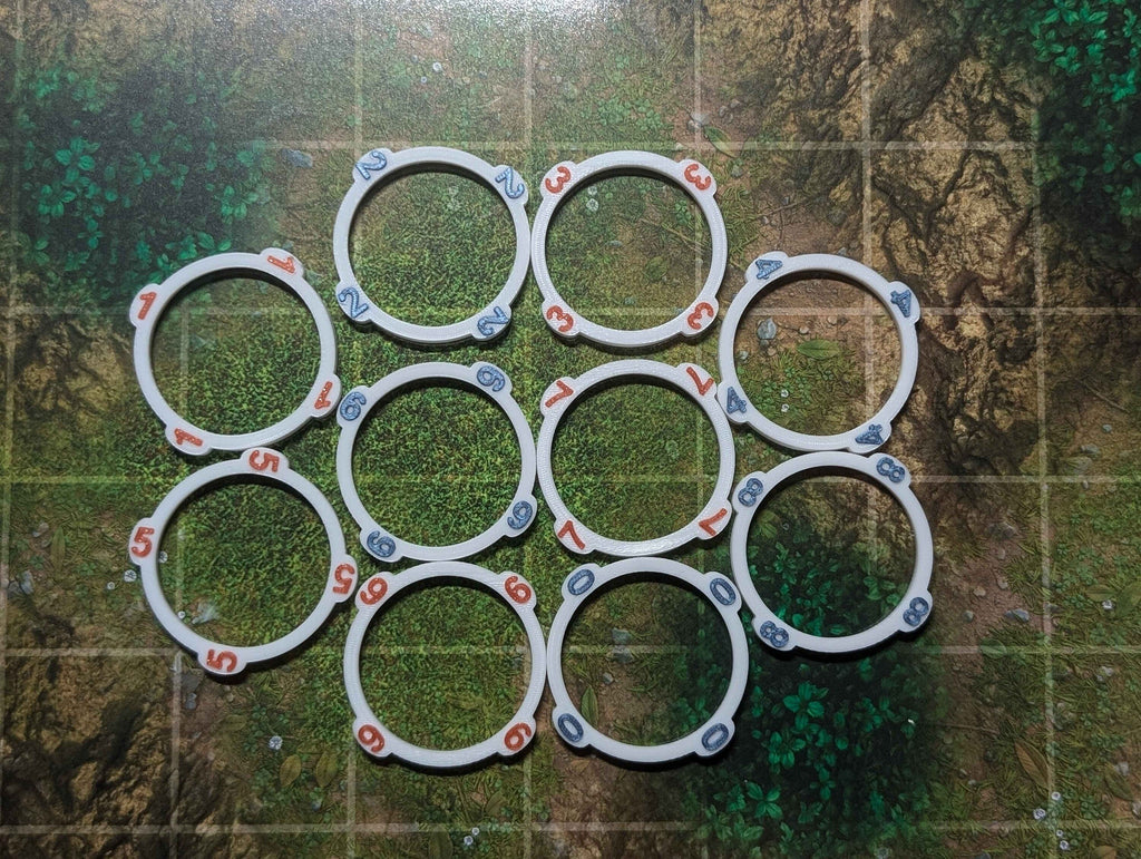 Initiative / Creature Trackers for Tabletop RPG's 28mm Scale