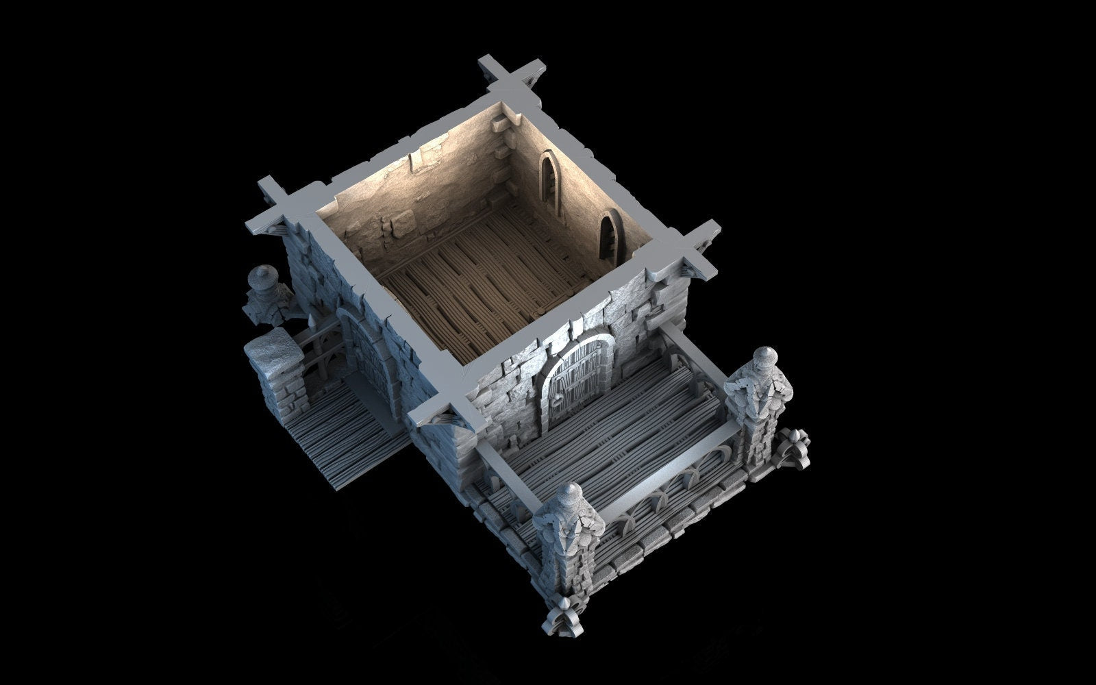 Tombstone House - 28mm DND/Wargame/RPG Terrain