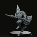 Trench Soldier Fanatic Run Miniature